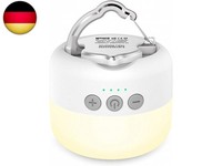 Campinglampe, LED Camping Lampen USB Aufladbar Mit 5200 Mah, 4 Helligkeiten