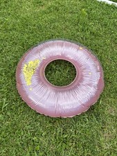 Pool Float Floatie Tube Luxurious Fun Lounger with Confetti Rose Gold POZA