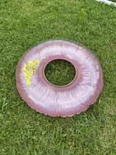 Pool Float Floatie Tube Luxurious Fun Lounger with Confetti Rose Gold POZA