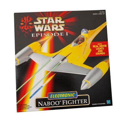 Star Wars Electronic Naboo Fighter Episode I Lights Sounds Vehicle 