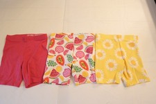 Wonder Nation Girls Bike Shorts 3 Pack Size S 6-6X Multicolor Stretch