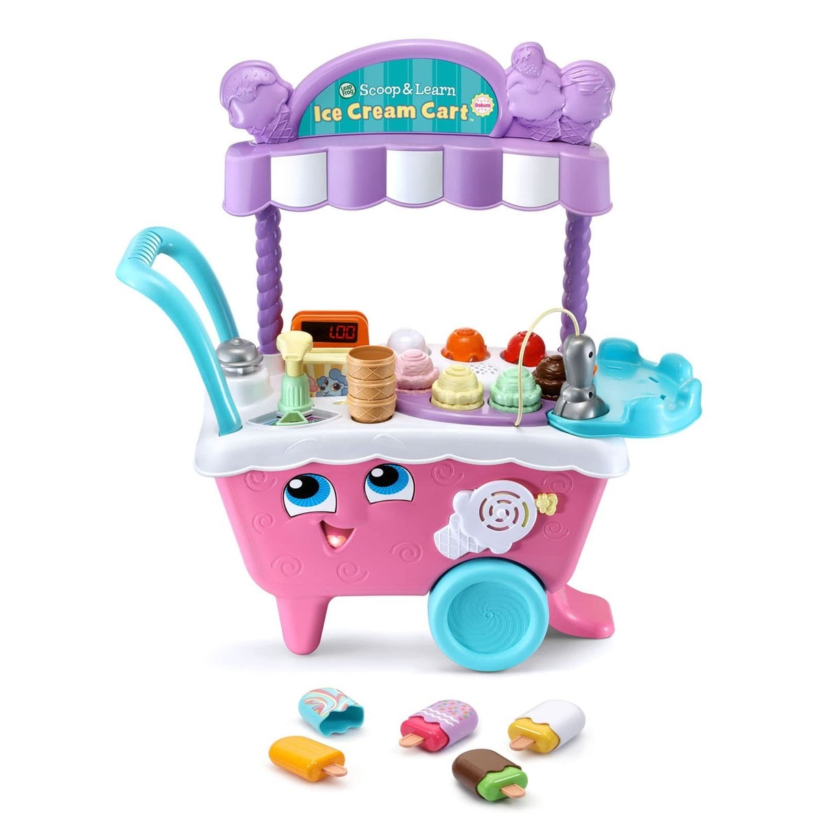 【新品未使用】LeapFrog scoop&Learnアイスクリームカート Amazon.com: LeapFrog Scoop and Learn Ice Cream Cart : Toys & Games