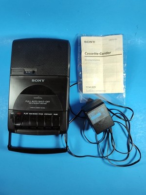 Vintage Sony Cassette Player Tape Recorder TCM-929 w/ Tape Counter VG Condition