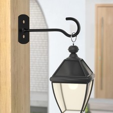 Hanging Basket Brackets 6 Inch for Outdoor Plants Indoor Fence Wall Ceiling Fix