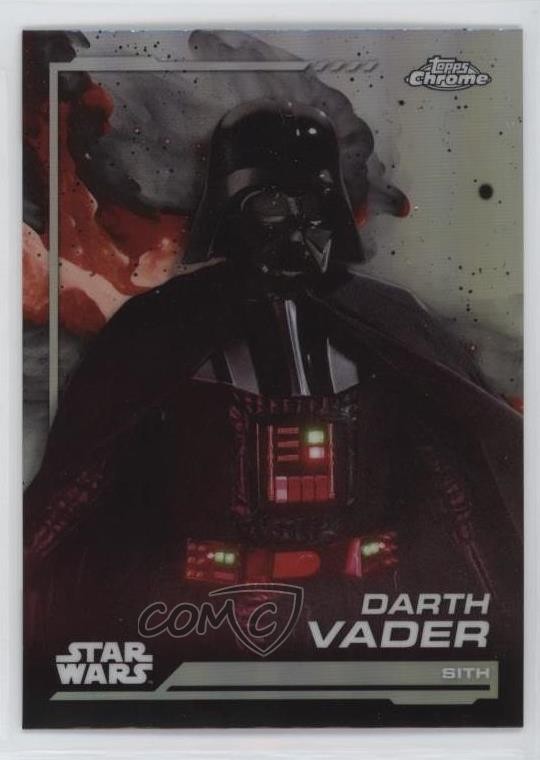 2024 Topps Chrome Star Wars Rainbow Refractor Darth Vader #66 0i5j