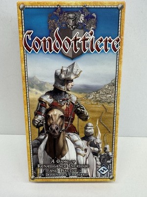 Condottiere 3rd Ed. Complete Renaissance Strategy Fantasy Flight Games VG COND