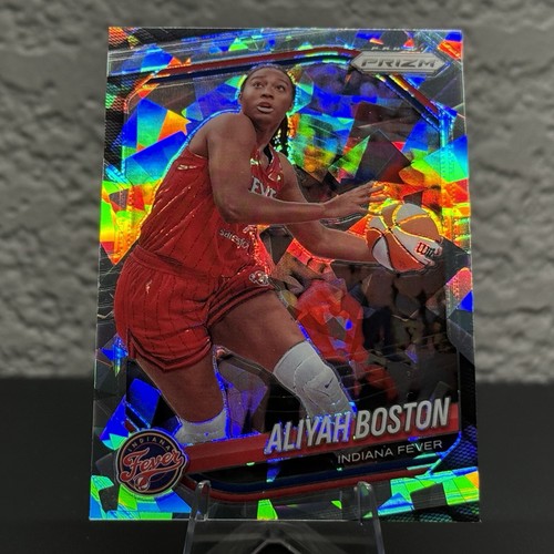 Aliyah Boston 2025 Panini Prizm WNBA #75 Cracked Ice SP- Indiana  Fever