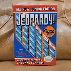 Jeopardy Junior Edition Nintendo NES Complete in Box CIB
