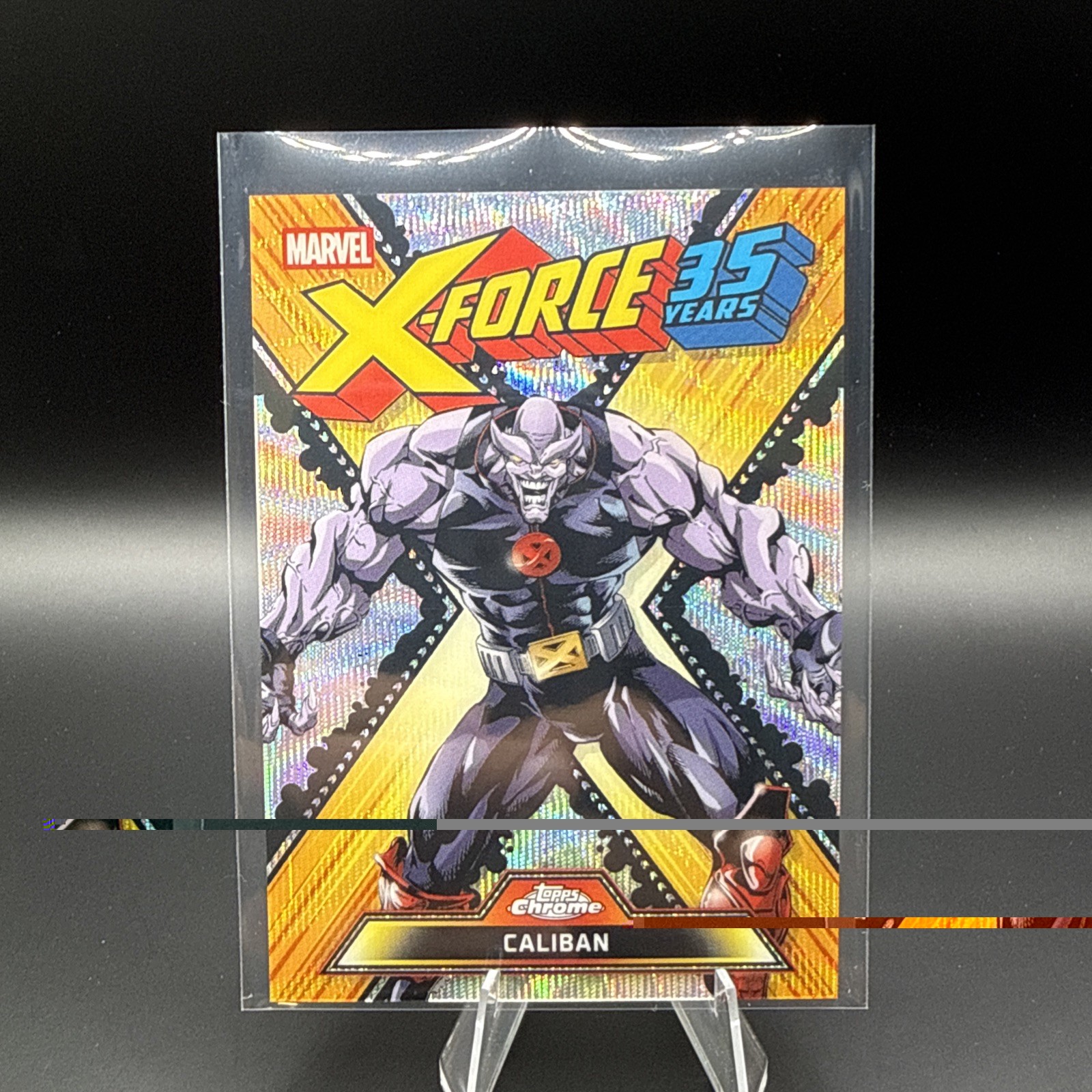 2026 Topps Chrome Marvel Comics #XF-02 Caliban X-Force 35th Anniversary