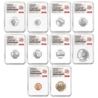 Presale - 10pc Set - 2026-S U.S. Clad Proof NGC PF70UC ER American 250th