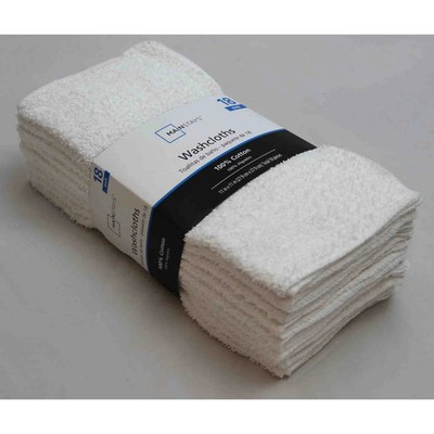 Mainstays 18-Pack Washcloth Bundle, White