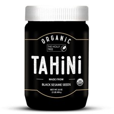Organic Black Tahini Paste 16 Oz 1Lb - Black Sesame Paste - USDA Certified, Ko