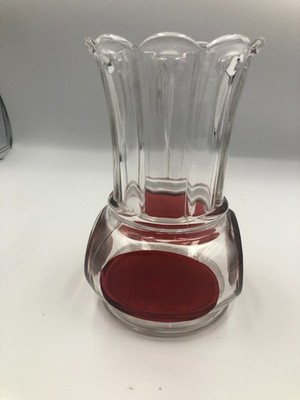 Ruby Stained Nail Celery Vase