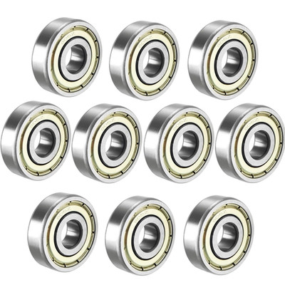 10 Stück 608z Miniaturkugellager Stahl Kugellager Rillenkugellager Doppelt Versi