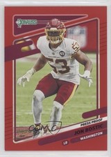 2021 Panini Donruss Press Proof Red Jon Bostic #10 0b3