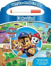 Nickelodeon PAW Patrol: Write-And-Erase Look and Find Board Books