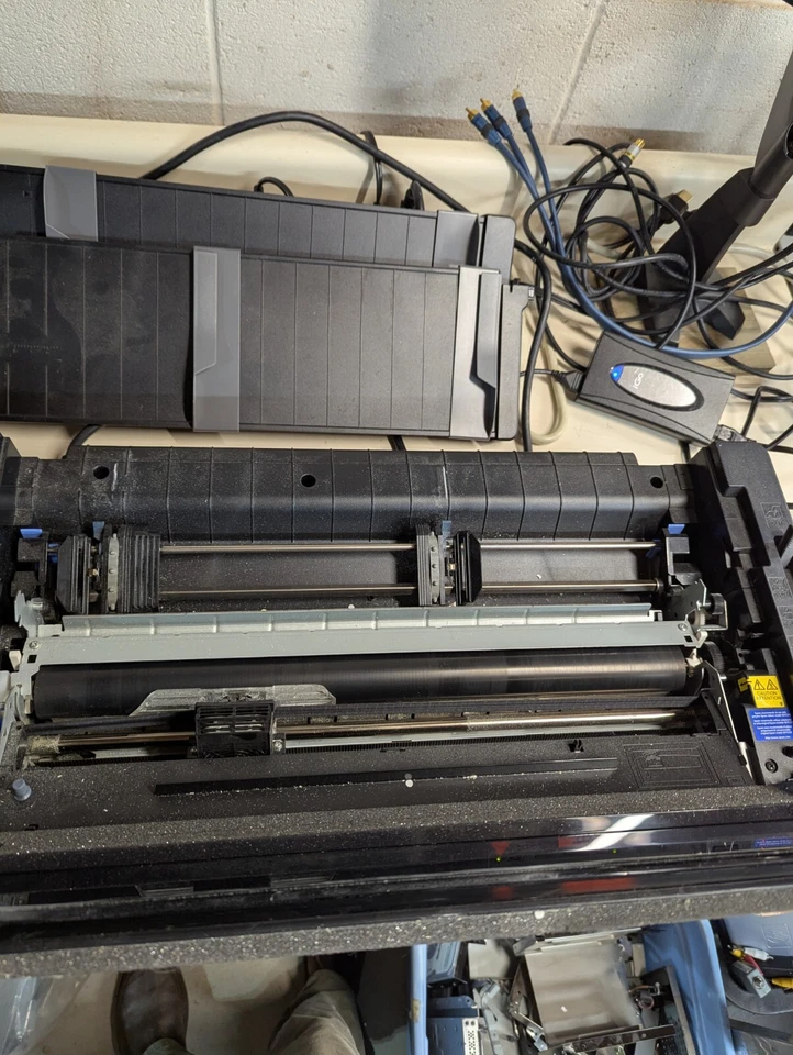 Epson LQ-2090II N Impact Printer - Black PB34B Untested FOR REPAIR - Image 4 of 4