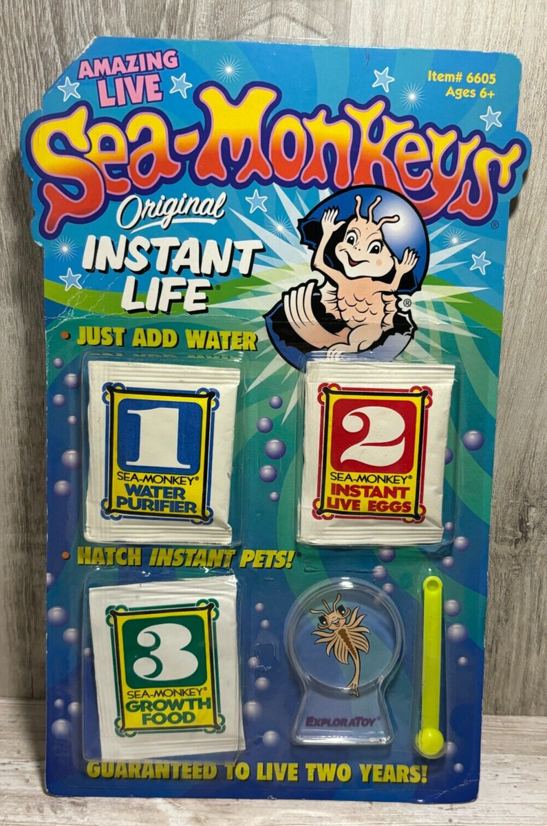 The Amazing Live Sea-Monkeys MOM シーモンキーズ シーモンキー アクションフィギュア 父と息子とタツノオトシゴのセット