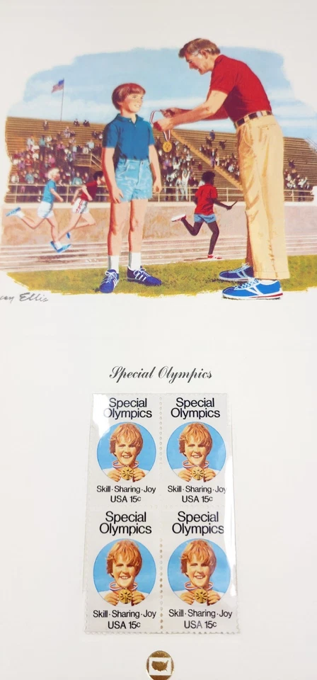 1979 Seeing for Me Dog Block of 4 15c Stamps # 1787, MNH & Special Olympics - Image 4 of 4