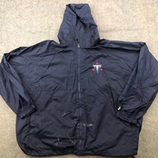 Vintage Tennessee Titans Jacket Men 2XL Hooded Logo Windbreaker Full Zip Retro*