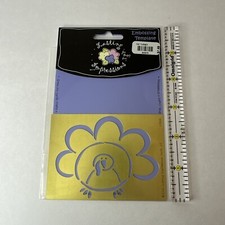 2004 Lasting Impressions Fat Turkey L9228 Brass Stencil - Embossing Template