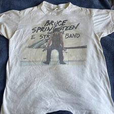 VTG 1984 Screen Star Bruce Springsteen BORN IN THE USA Album Rock Concert Tee XL