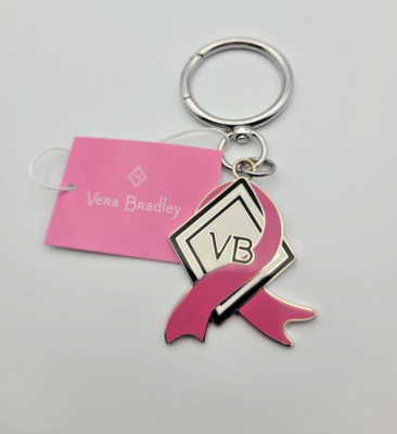 VERA BRADLEY Foundation Breast Cancer Keychain Foundation Pink