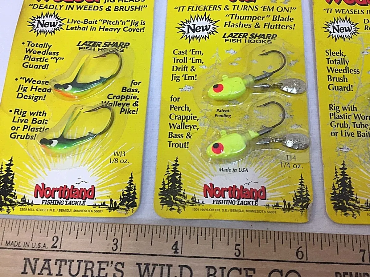 Fishing Lures Weed-Weasel Junk Jig Thumper Spin Jig Doodle Water Bug Lot of  4