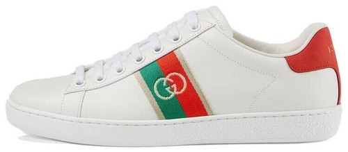 Gucci Ace Band Graphic Print Sneakers Calfskin White 10 G or 10.5 US or 44 EUR Gucci Ace Band Graphic Print Sneakers Calfskin White 10 G or  main image 4