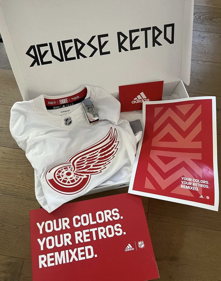 DETROIT RED WINGS REVERSE RETRO AUTHENTIC ADIDAS NHL JERSEY