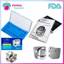 Orthodontic Spherical Bracket Self-ligating Brackets Dental Metal Brace ROTH/MBT