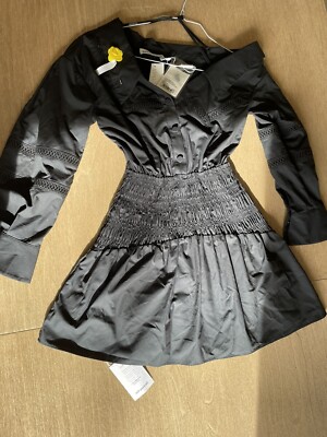 white christmas dresses Nicky Cotton Poplin Short Sleeve Mini Dress main image 1