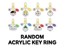 ATEEZ TEEZ-MON POP UP SHOP OFFICIAL MD GOODS RANDOM ACRYLIC KEY RING SEALED