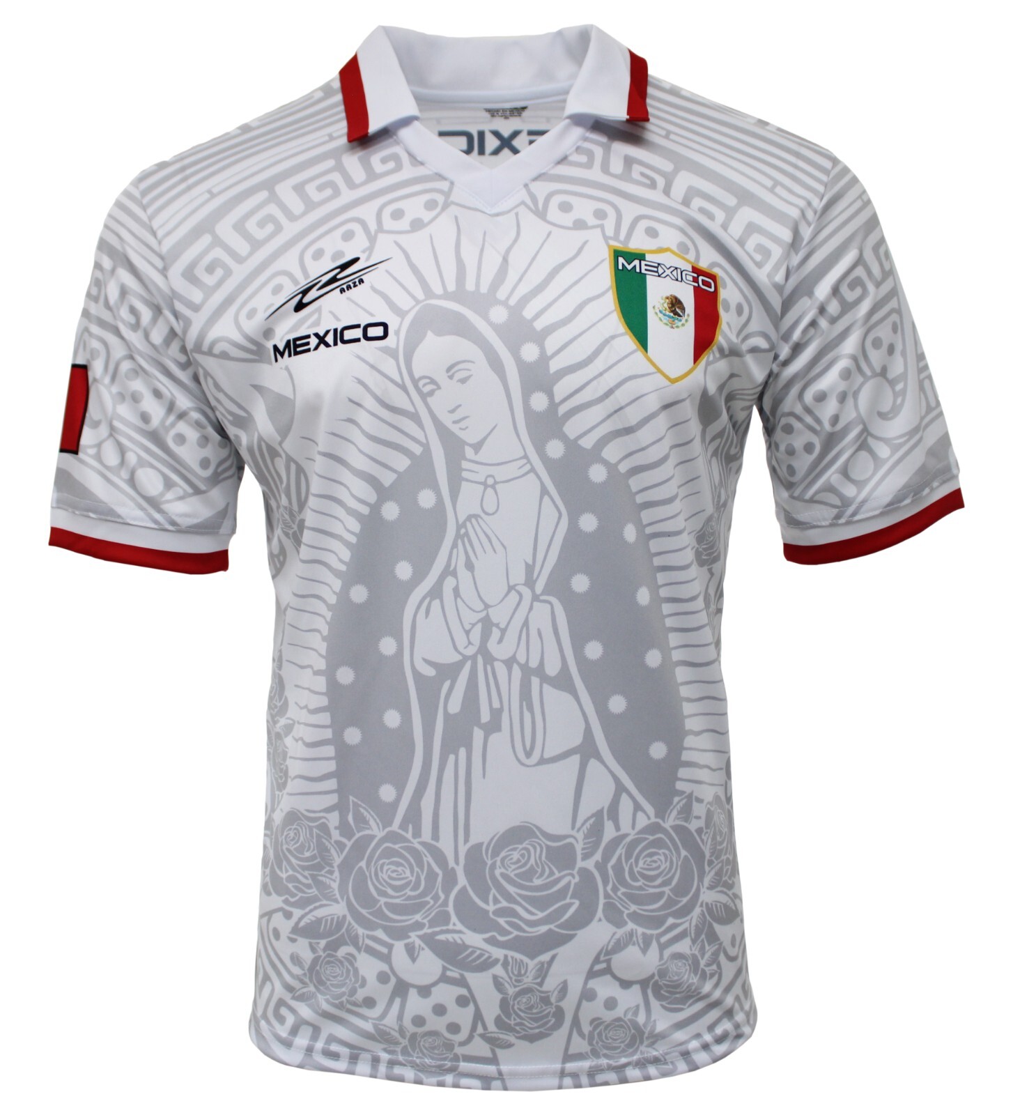 Arza Jersey Mexico Virgen de Guadalupe Design Multiple Colors Short Sleeve