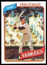 1980 Topps Fred Stanley New York Yankees #387