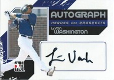 (HCW) 2011 ITG Heroes and Prospects Full Body LEVON WASHINGTON /390* Auto 01248