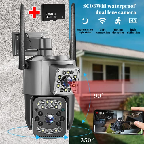 Camaras De Seguridad Para Exterior 1080P HD WIFI Inalambrica Con Vision Nocturna - Picture 1 of 22