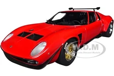 LAMBORGHINI MIURA SVR JOTA RED 1/18 MODEL CAR BY AUTOART 79171