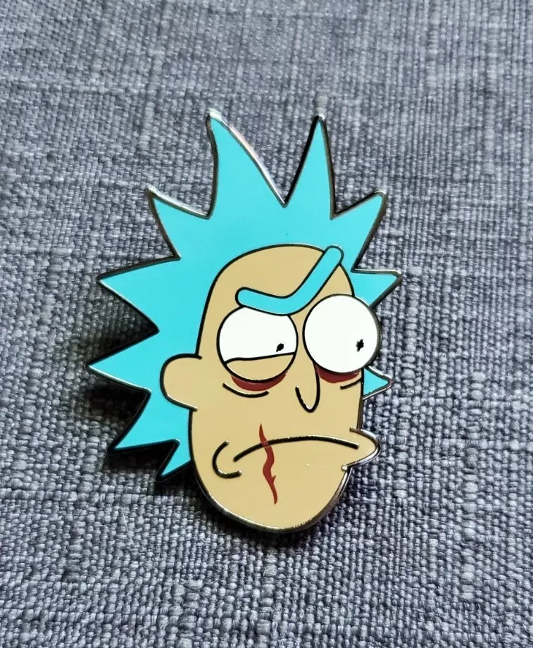 Rick and Morty 'Rick  Rock and Roll' Enamel Pin - Distinct Pins