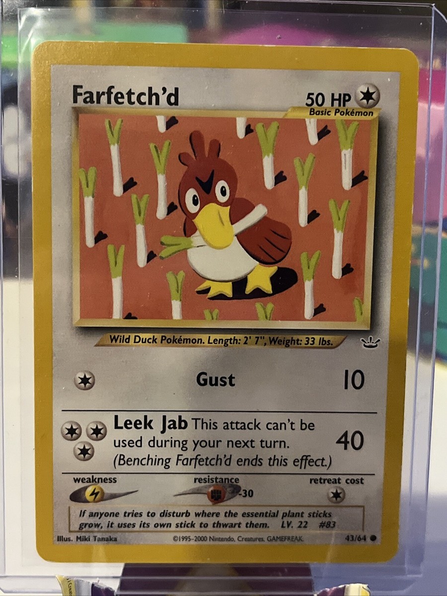 Pokémon TCG Farfetch'd Neo Revelation 43/64 Regular Unlimited