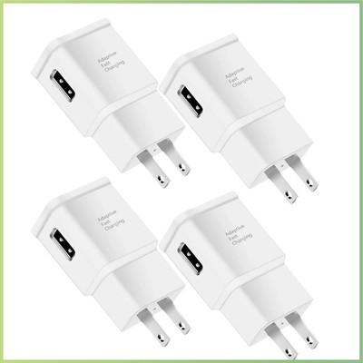 4X Wall Charger Block  For Samsung Galaxy S10 S10e S10+ S20+ Fast Travel Adapter