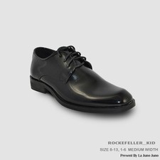 vangelo Boy Formal Tuxedo Dress Shoe for Wedding, Uniform and Prom ROCKEFELLER