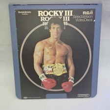 Rocky III RCA SelectaVision CED VideoDisc Sylvester Stallone