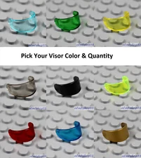 LEGO - Helmet Visors - PICK COLOR - Minifigure Headgear Racing Fire Sports Space