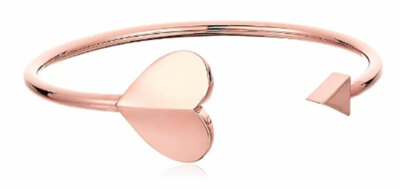 Kate Spade New York Women's Metal Spade Flex Cuff Rose Goldtone