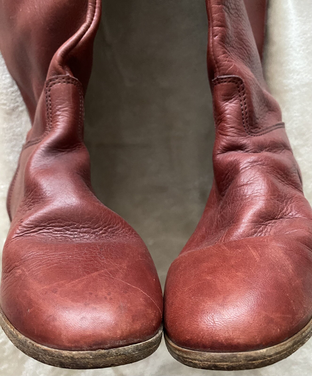 Leather Dance Boots Women’s Campus Western Burnt Red … Gem