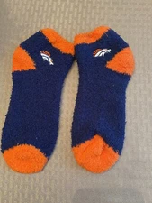 Denver Broncos Soft Fuzzy Sleep Socks Brand New