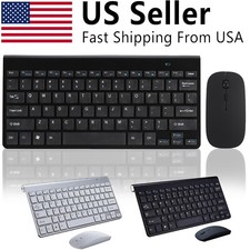 Mini Wireless Keyboard And Mouse Set Waterproof 2.4G For Mac Apple PC Computer