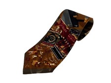 Bugle Boy Necktie Tie Catalina Dan’s Coffee Cup Classic Advertising Ads USA Made
