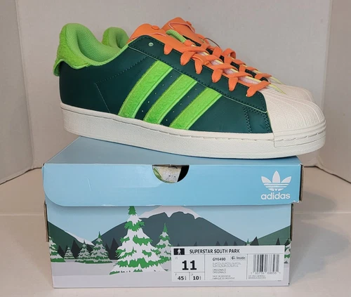 NEW Adidas Originals Superstar SOUTH PARK Green Orange KYLE GY6490 Mens 11 NWB